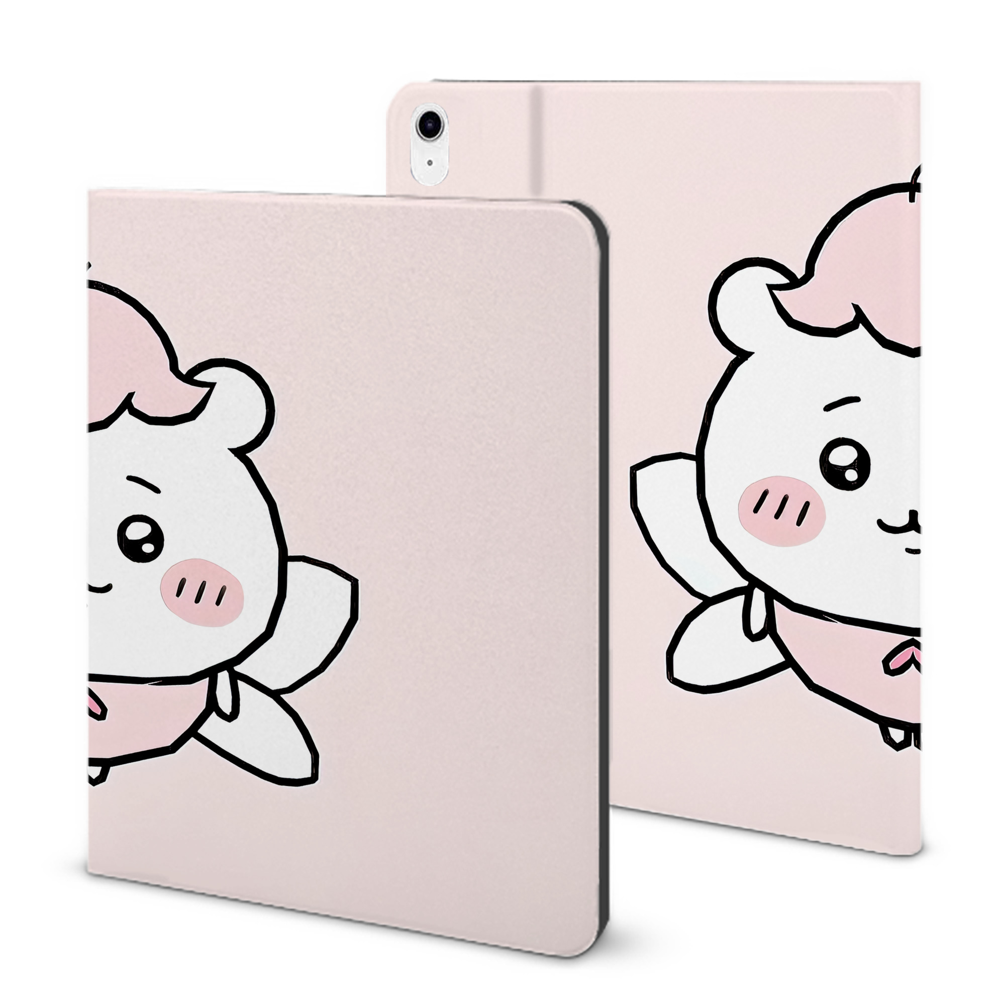 （画像用） ちいかわ Chii-kawa IPad ケース ブック型 PUレザー TPU 耐衝撃 軽量 薄型 ペン収納なし 全面保護 IPad 各モデル対応